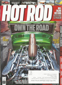 HOT ROD 2016 JAN - MID-ENGINE MACH I, HELLCAT TESTED, 1LE vs Z/28